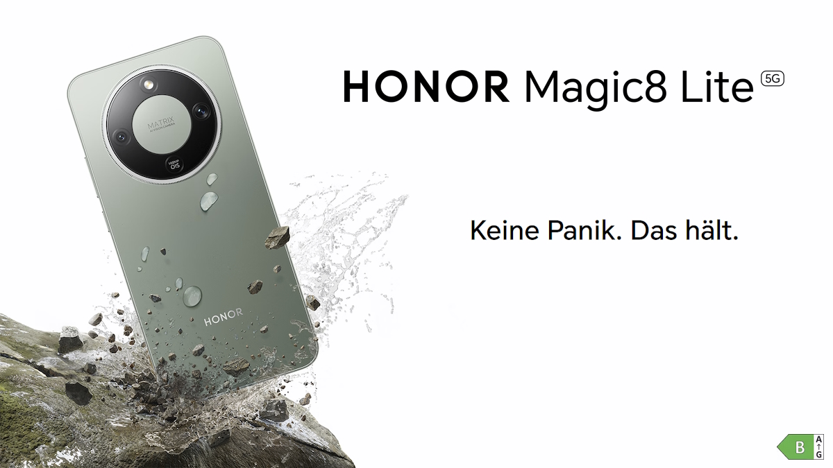Honor Magic 8 Lite mit Vertrag in den Netzen von Telekom, Vodafone, O₂ Telefónica und 1&1