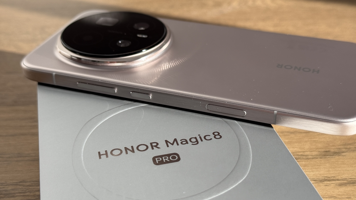 Honor Magic8 Pro in Sunrise Gold (Bild: Lena Hansen / Handyhase)