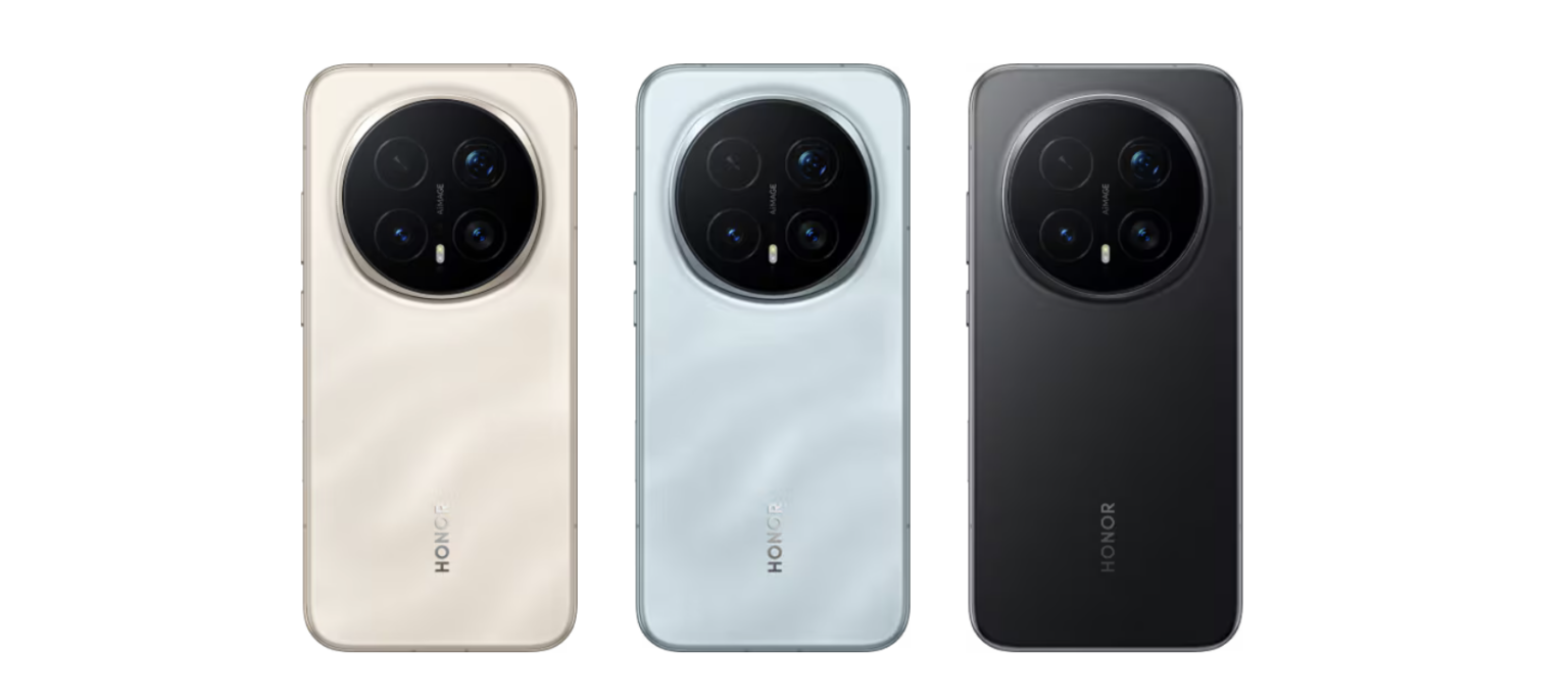 Das Honor Magic 8 Pro in drei Farben.