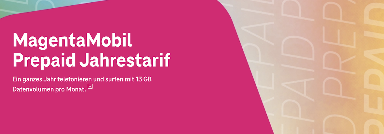 MagentaMobil Prepaid Jahrestarif
