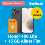 Gomibo Magischer Mittwoch mit Honor 400 Lite + otelo Allnet Flat Go