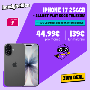 Handyhelden iPhone 17 50 GB Allnet Flat
