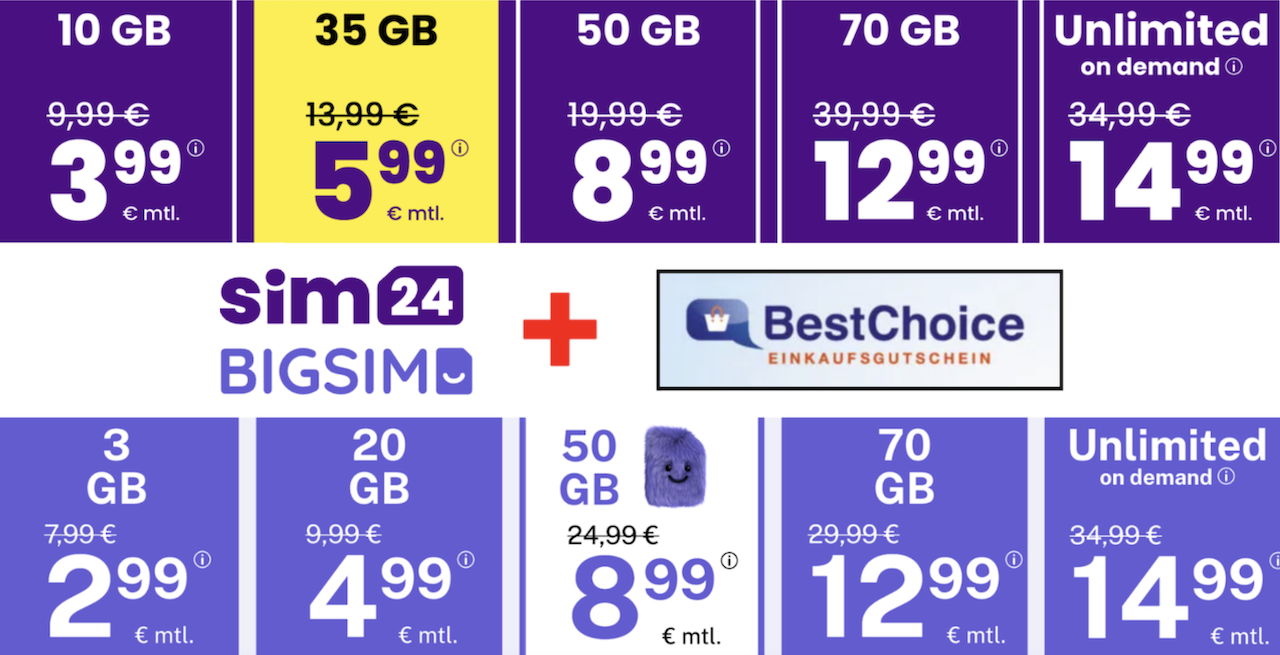 Drillisch Bonusdeals mit Gutschein