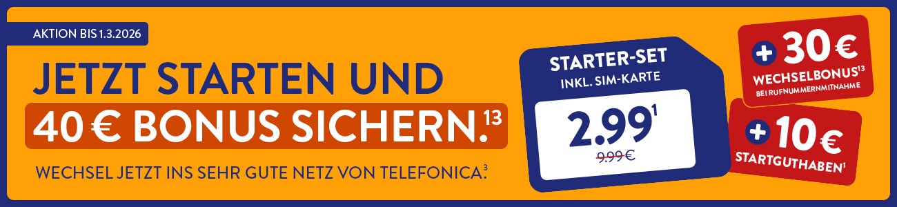 Aldi Talk Startpaket-Aktion