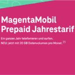 MagentaMobil Prepaid Jahrestarif mit 240 GB