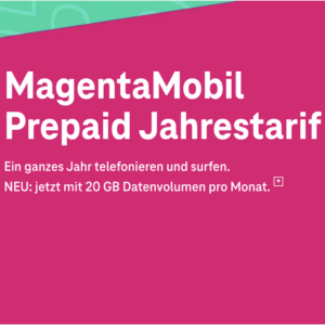 MagentaMobil Prepaid Jahrestarif mit 240 GB