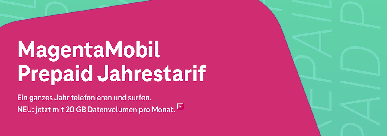 MagentaMobil Prepaid Jahrestarif mit 240 GB