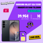 Galaxy S26 bei Handyhelden mit freenet Magenta Mobil M für 39,95 Euro monatlich