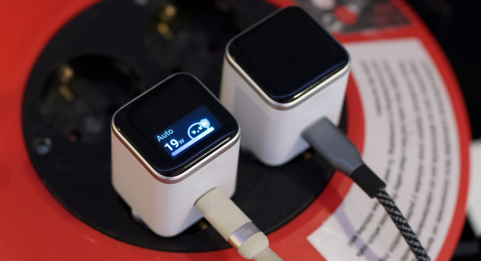 Display zeigt Automatik und 19 Watt.