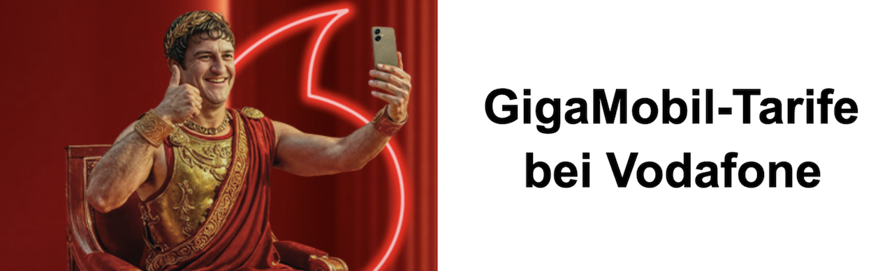 GigaMobil-Tarife bei Vodafone