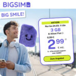 BIGSIM Deal 3 GB für 2,99 Euro im Monat