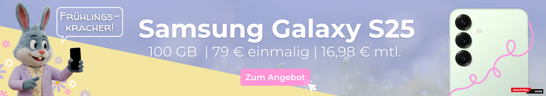 Frühlingsdeal MMS S25 100 GB