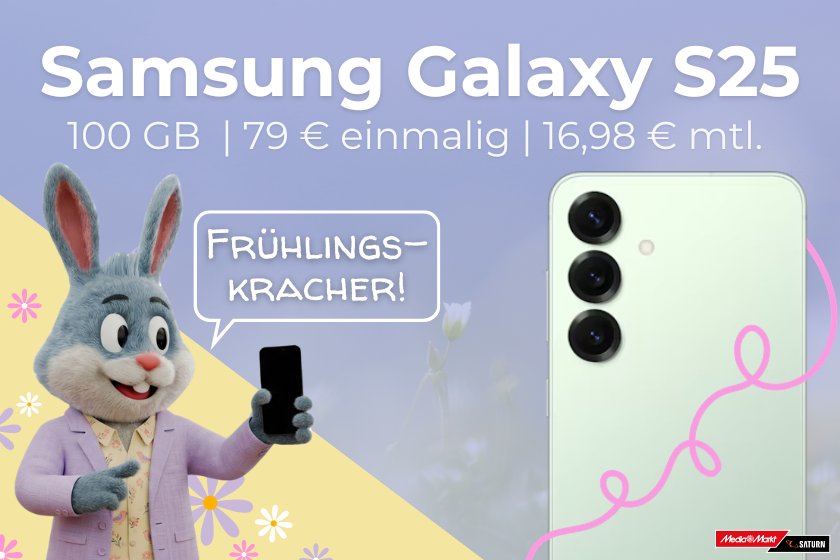 Frühlingsdeal MMS S25 100 GB