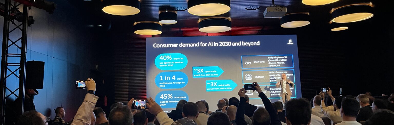 Präsentationsfolie von Ericsson.