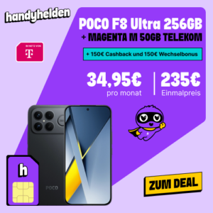 Poco F8 Ultra Handyhelden freenet MagentaMobil M Deal