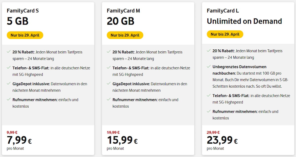 Vodafone Familycard Header vom 02.04.2026