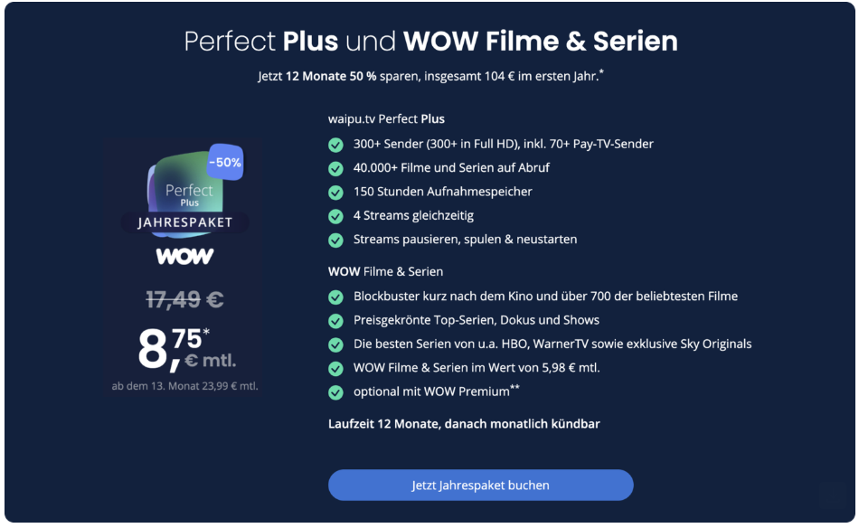 waiput.tv mit WOW Aktion vom 02.04.2026