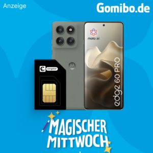 Gomibo Magischer Mittwoch mit Motorola Edge 60 Pro + congstar Allnet Flat