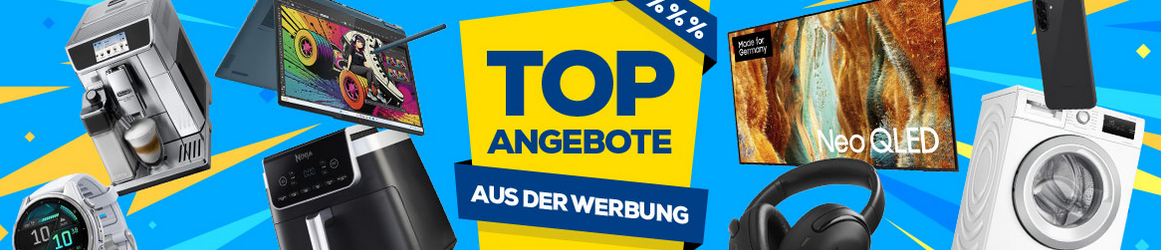 Euronics Angebote Banner mit Top-Angeboten aus der Werbung