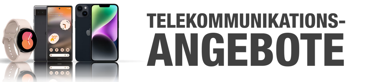 expert Shopseitenbanner mit Smartpones, Smartwatch und Text