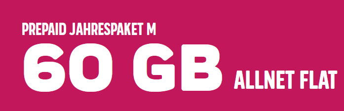 ja! mobil Jahrespaket mit 60 GB ja! mobil Jahrespaket mit 60 GB