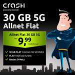 Crash 30 GB AllnetFlat Deal 9,99 Euro