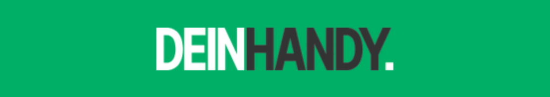 Deinhandy Logo auf grünem Grund