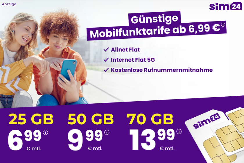 Drillisch SIM24 April