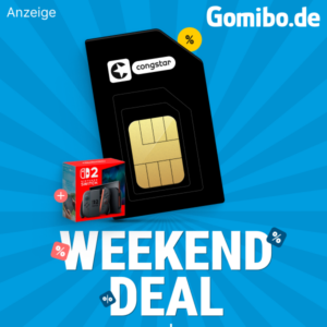 Gomibo Weekend Deal Nintendo Switch 2 Congstar M