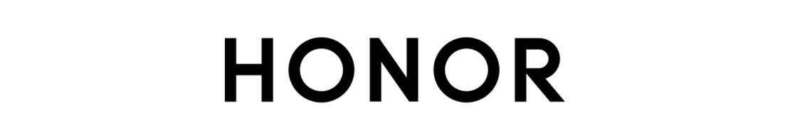 Honor Logo auf weißem Grund im Bannerformat