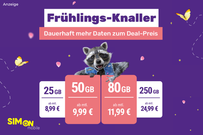 SIMon Mobile Frühlingskracher