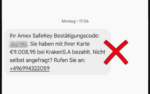 SMS-Text mit Bitte um Rückruf der Nummer 06994322059 - es handelt sich um Spam