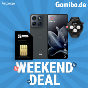 Gomibo Weekend Deal mit Motorola Edge 70 und congstar Allnet Flat