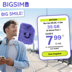 BIGSIM Deal 35 GB für 7,99 €