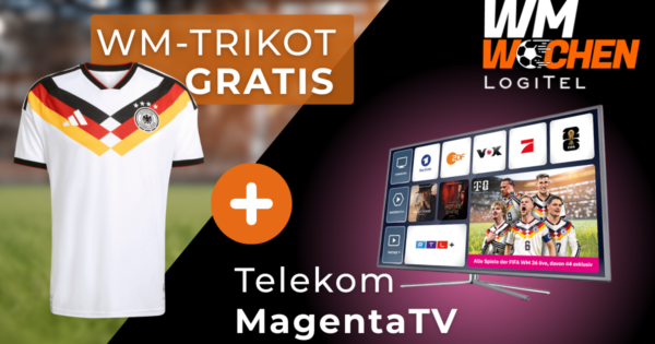 LogiTel MagentaTV mit DFB Heimtrikot