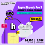 Handyhelden AirPods Pro 3 freenet magenta mobil m 300 € Boni