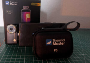 P3 Wärmebildkamera: Lieferumfang mit Tasche, das Handy ist natürlich nicht dabei
