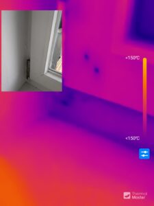 Thermalmaster P3: Wärmebrücken an Fenstern erkennen