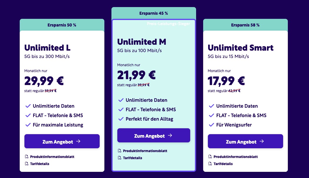 Freenet Unlimited Mobile WM-Deals 2026