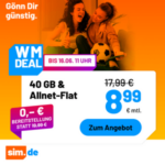 sim.de Aktionstarif der Woche
