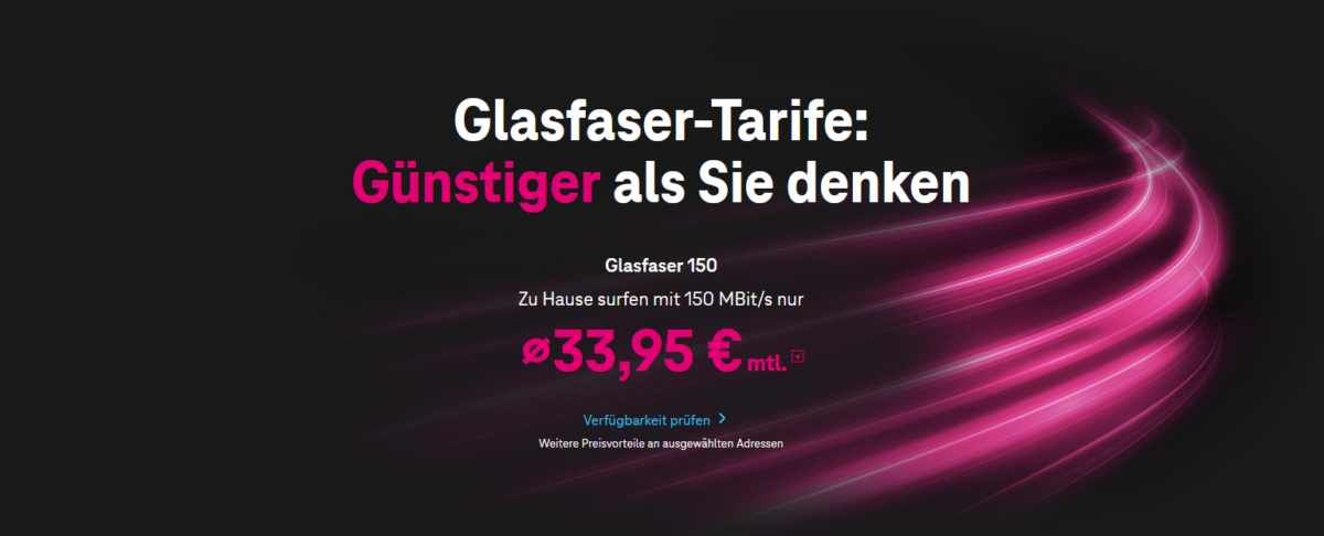 Telekom Glasfaser – Claim