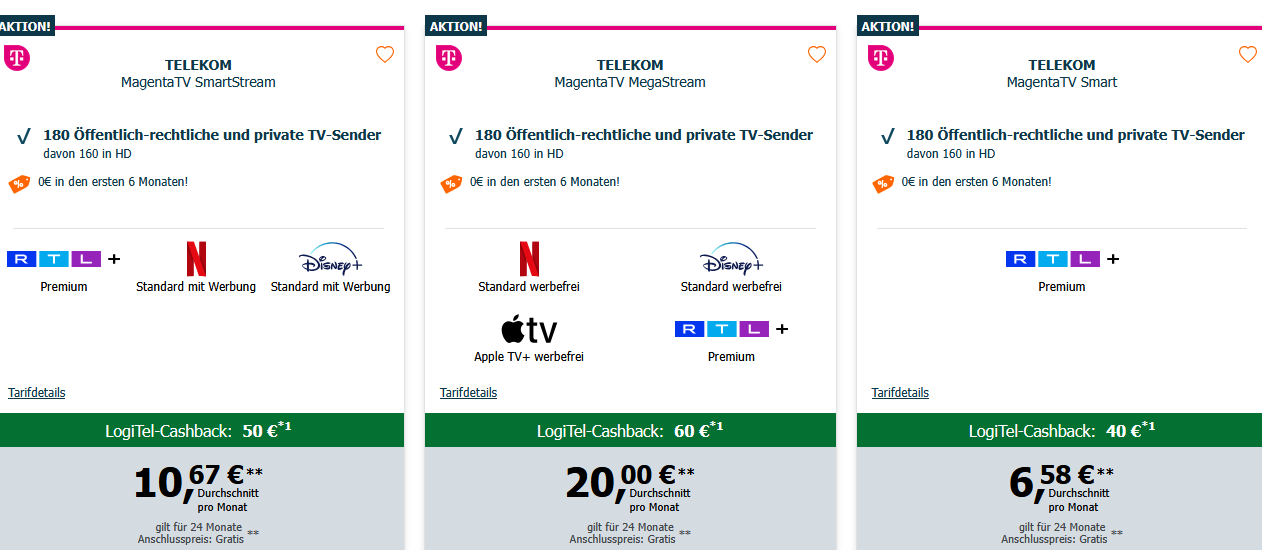 MagentaTV Deal bei LogiTel