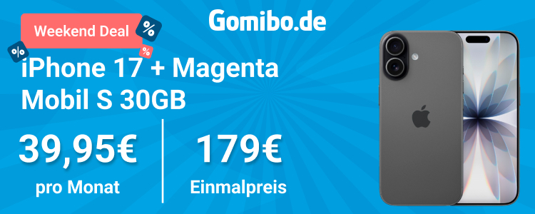 Das iPhone 17 mit 30 GB monatlich und Original-Telekom-Tarif