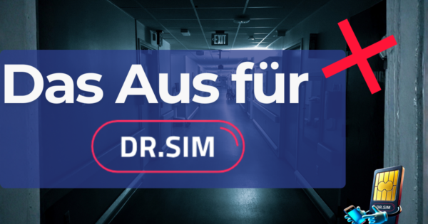 Doktor SIM Aus - Tarifmarke wird eingestellt