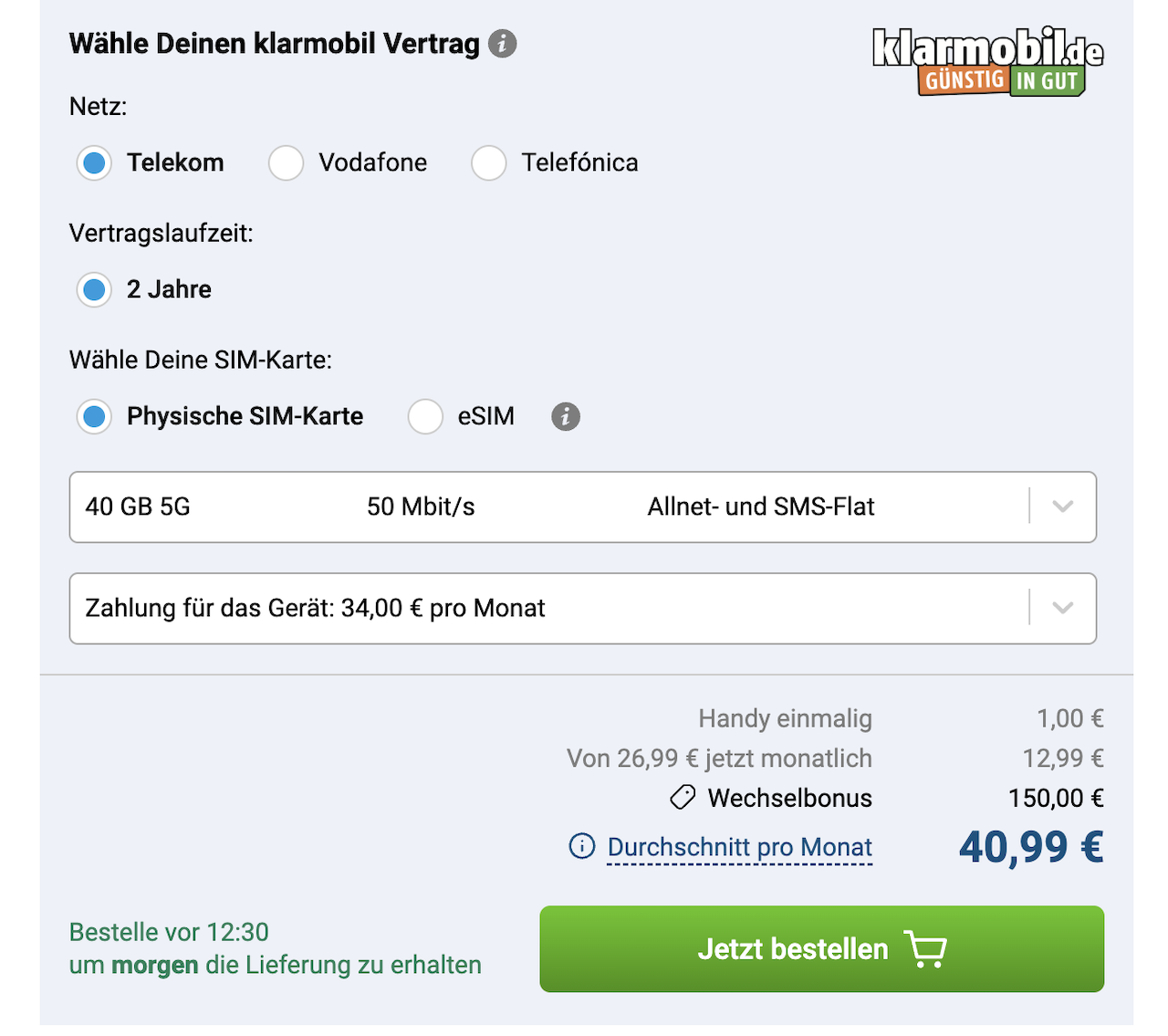 Gomibo Wunschzuzahlung Übersicht