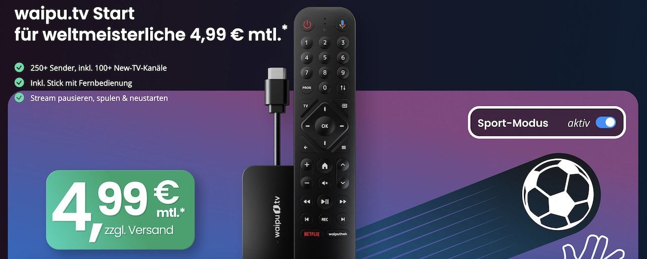 waipu.tv WM-Deal