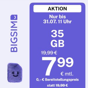 BIGSIM-Teaser vom 28.07.2026