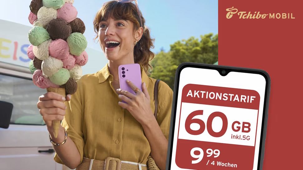 Tchibo Mobil Aktionstarif – Header