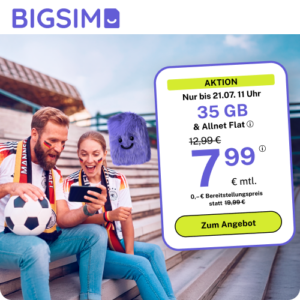 BIGSIM 35 GB 7,99 Euro Deal