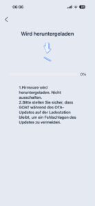 ECOVACS HOME App – Update Progress